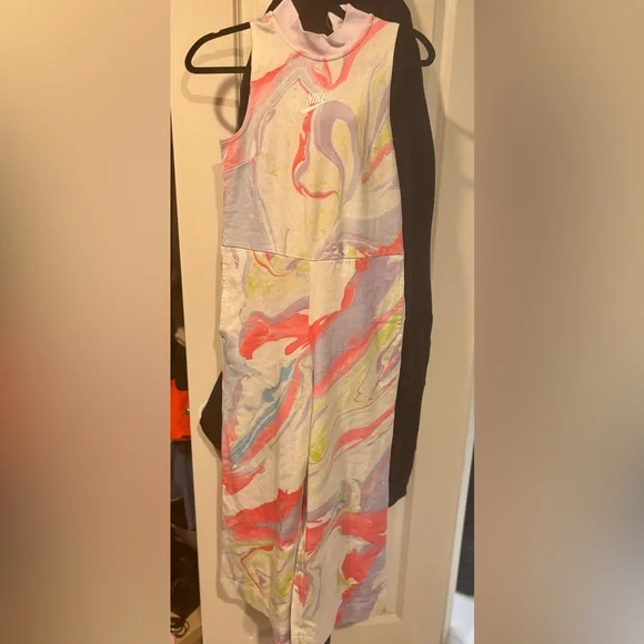 Nike Pink and Blue Jumpsuit Contemporary Style - Picture 4 of 5
